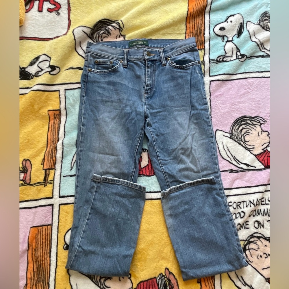 Ralph Lauren Straight Leg Blue Denim Jeans